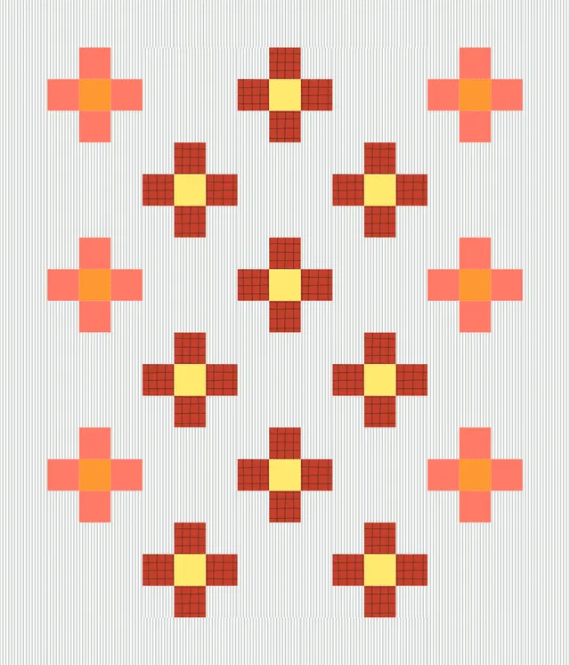 Siennas Cottage quilt sketch